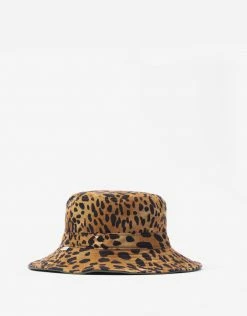 Brixton Women's Petra Packable Bucket Hat - Military Olive/Leopard