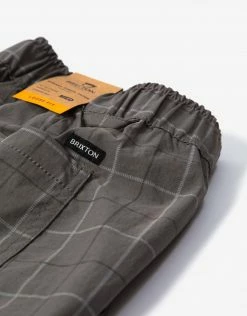Brixton Steady Cinch Taper X Pant - Grey Plaid