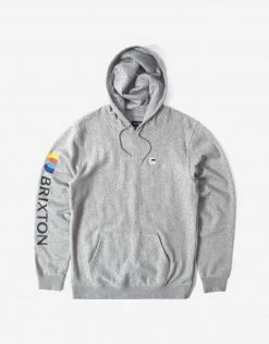 Brixton Stem X Hoody - Heather Grey