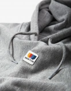 Brixton Stem X Hoody - Heather Grey