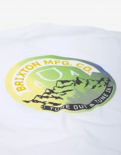 Brixton Tune Out T Shirt - White