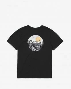 Brixton Wheeler II T Shirt - Black/Blonde