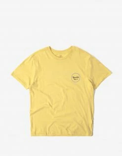 Brixton Wheeler II T Shirt - Blonde