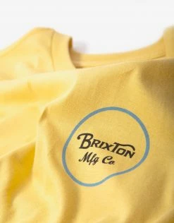 Brixton Wheeler II T Shirt - Blonde