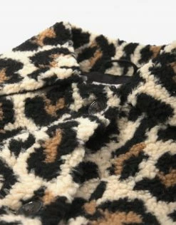 Brixton Women's Bern Coat - Large Leopard