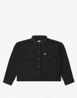 Brixton Women's Bowery Womens Longsleeve Fleece - Black