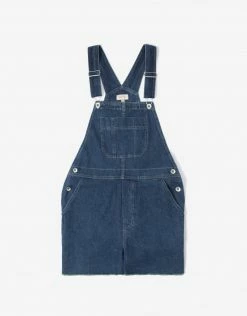 Brixton Women's Christina Short Overall - Indigo Rinse