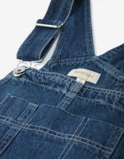 Brixton Women's Christina Short Overall - Indigo Rinse