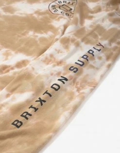 Brixton Women's Crest Long Sleeve Skimmer T-Shirt - Lion/Off White Cloud Wash