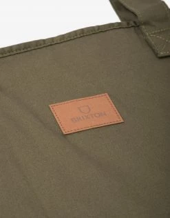 Clothing Brixton Women's Done Proper Reversible Tote - Military Olive/Leopard