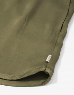 Brixton Women's Flight Runner Short - Military Olive