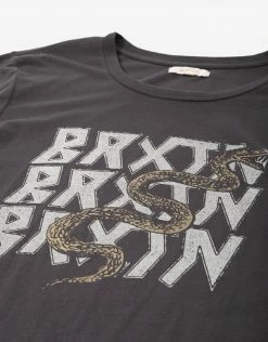 Brixton Women's Madness Vintage T Shirt - Washed Black