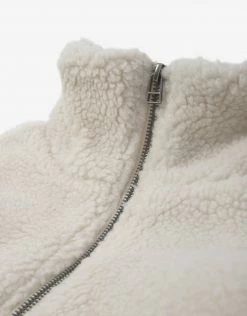 Brixton Women's Utopia Sherpa Bomber Jacket - Dove