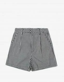 Brixton Women's Victory Short - Black Gingham Clothing