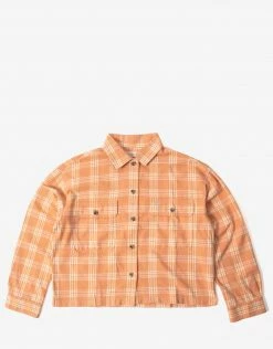 Brixton Women's Bowery Lightweight Flannel Shirt - Dusty Coral