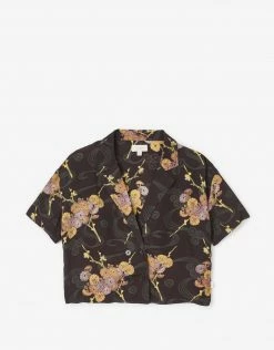 Brixton Women's Gemma Short Sleeve Woven Shirt - Black