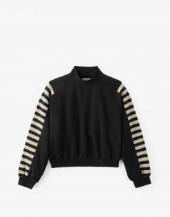 Brixton Women's Rhonda Fleece Sweatshirt - Black Clothing