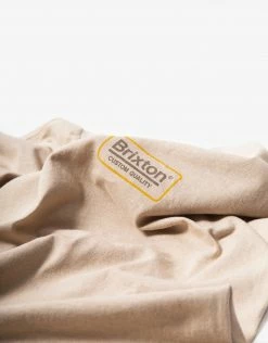 Brixton Palmer II Long Sleeve T Shirt - Sand