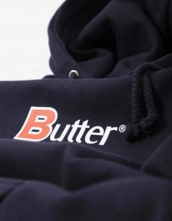 Butter Goods Bold Classic Logo Hoody - Navy
