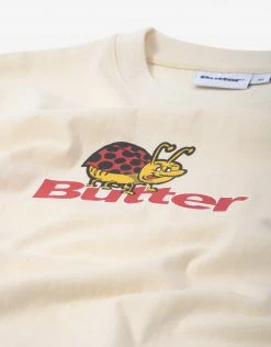 New Arrivals Butter Goods Bug Logo T Shirt - Cream