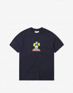 New Arrivals Butter Goods Cymbals T Shirt - Navy