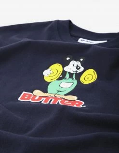 New Arrivals Butter Goods Cymbals T Shirt - Navy