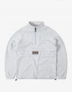 Butter Goods Downwind 1/4 Zip Pullover - Ash Grey