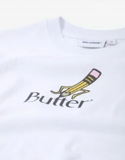 Butter Goods Pencil T Shirt - White