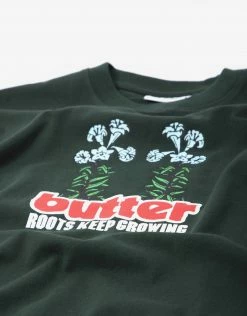New Arrivals Butter Goods Roots T Shirt - Forest Green