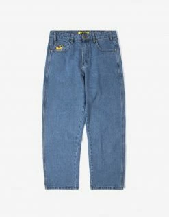 Butter Goods Timbo Denim Pants - Washed Indigo