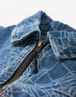 Butter Goods Web Denim Overshirt - Washed Indigo