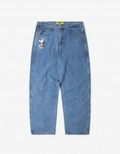 Butter Goods X Peanuts Jazz Denim Jeans - Washed Indigo New Arrivals