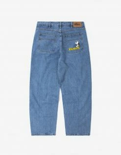 Butter Goods X Peanuts Jazz Denim Jeans - Washed Indigo New Arrivals