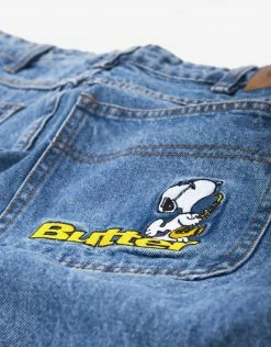 Butter Goods X Peanuts Jazz Denim Jeans - Washed Indigo New Arrivals