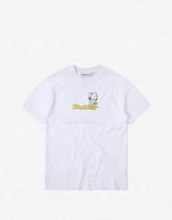 New Arrivals Butter Goods X Peanuts Jazz Logo T Shirt - White