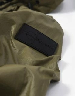 Clothing Calvin Klein Perforated Wet Look Jacket - Burnt Olive