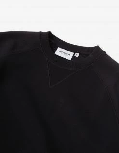 Carhartt WIP Chase Crewneck Sweatshirt - Black/Gold