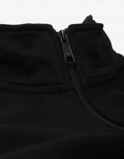 Carhartt WIP Half Zip American Script Sweat - Black