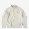 Carhartt WIP Half Zip American Script Sweat - Natural