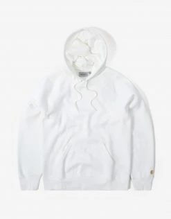 Carhartt WIP Hooded Chase Sweatshirt - Wax/Gold