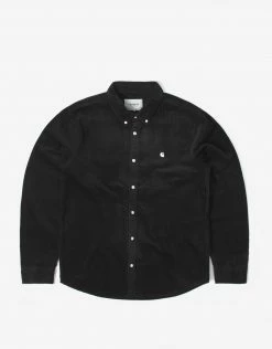 Carhartt WIP Madison Cord Shirt - Black/Wax