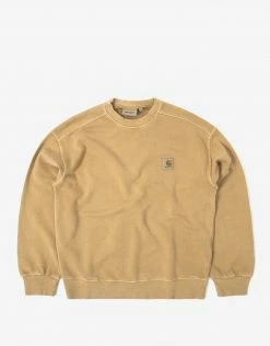 Carhartt WIP Nelson Sweatshirt - Dusty Hamilton Brown