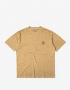 Carhartt WIP Nelson T Shirt - Dusty H Brown