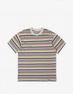 Carhartt WIP Riggs T Shirt - Riggs Stripe/Natural