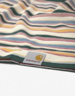 Carhartt WIP Riggs T Shirt - Riggs Stripe/Natural