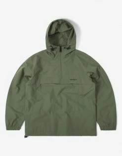 Carhartt WIP Windbreaker Pullover - Dollar Green/Black