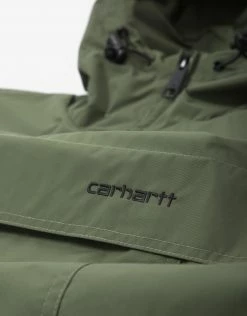 Carhartt WIP Windbreaker Pullover - Dollar Green/Black