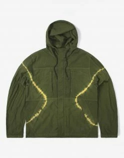 Carrier Goods Nylon Tie Dye Jacket - Tie Dye Golden Green New Arrivals