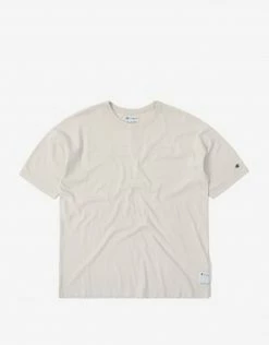 New Arrivals Champion Crewneck T Shirt - Dove Cream