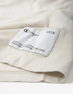 New Arrivals Champion Crewneck T Shirt - Dove Cream